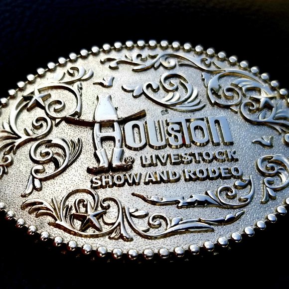 Houston Livestock Show Other - Houston Livestock Show and Rodeo Houston Livestock Show and Rodeo Belt Buckle